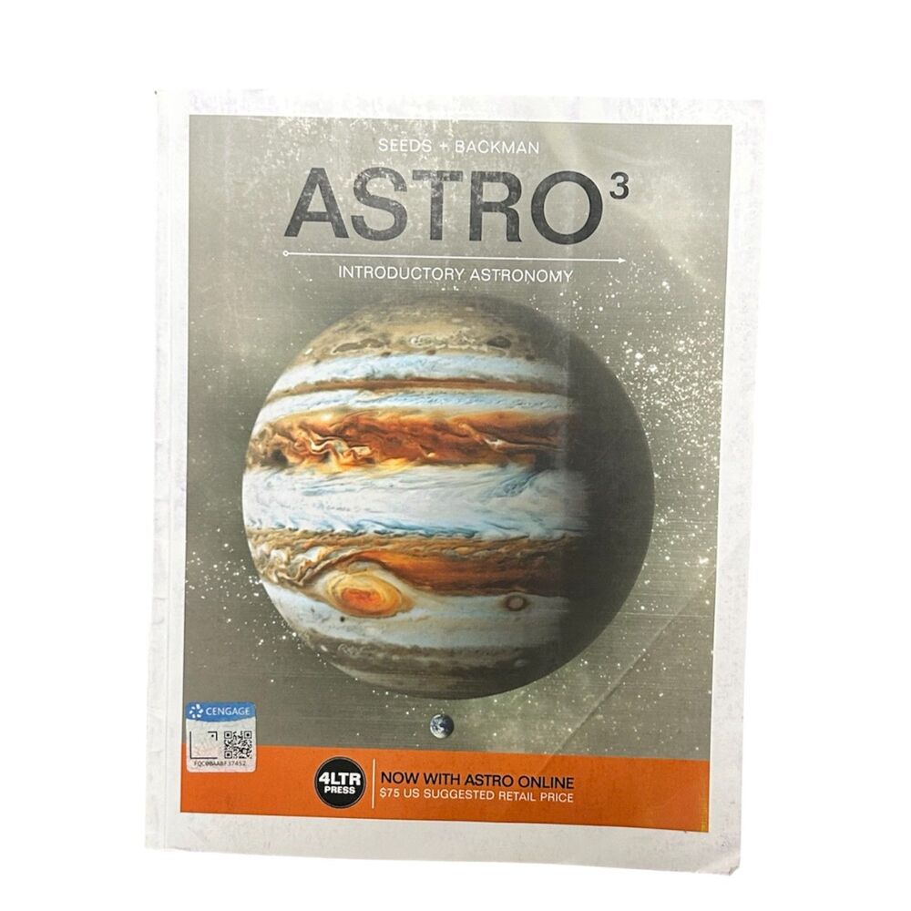 ASTRO 3 Introductory Astronomy Book, By Michael Seeds and Dana Backman, Used